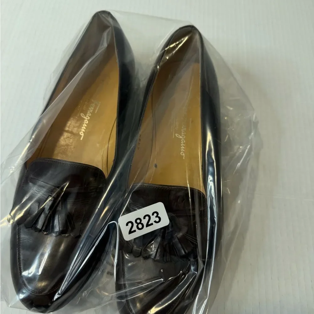 Salvatore Ferragamo Studio Tassels Kiltie Loafers Men’s Size 9.5 D